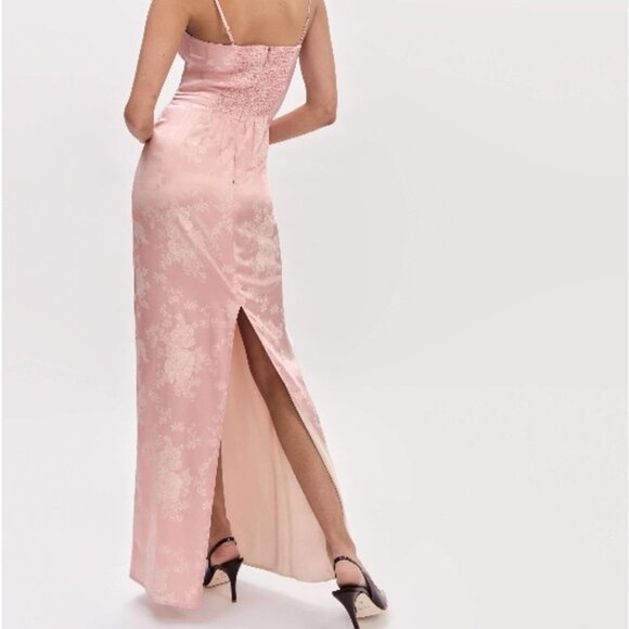 NWT Reformation Frankie Dress - Powder Pink, Size 2 - Picture 4 of 13